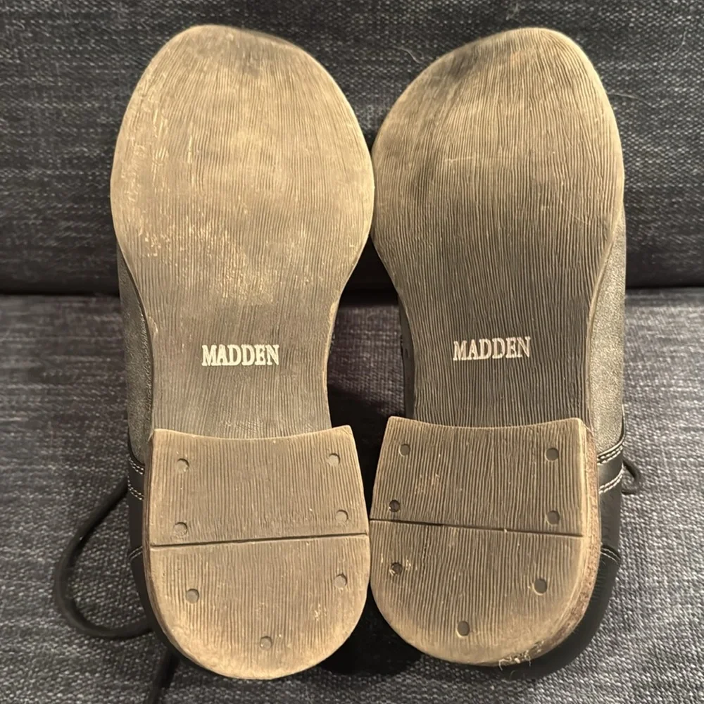 Madden Dress Shoes - black & charcoal gray - Men’s size 8